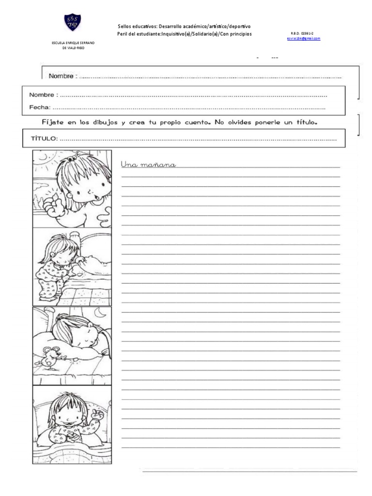 Actividades de Cuentos para Tercer Grado | PDF