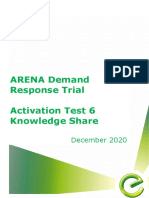Demand Response Trial Test December 2020