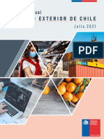Informe Mensual Del Comercio Exterior de Chile - Julio 2021