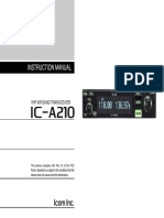 IC A210 Manual