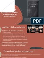 Rekomandime Per Sjelljen, Raportimin, Redaktimin, Publikimin e Punes Shkencore Ne Revista Mjekesore