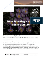 Does Touch Nulifies Abulation