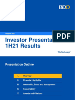 BDO Investor Presentation Website 2Q21