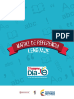 Matriz de Referencia Lenguaje