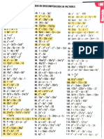 A +1 X+2xy +: Miscelánea Sobre Los 10 Casos de Descomposición en Factores