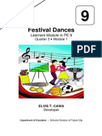 Festival Dances: Learners Module in PE 9