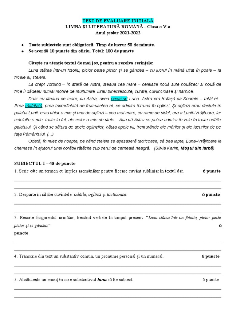 5 Test Initial 5 | PDF