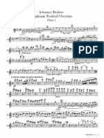 (Free Scores - Com) - Brahms Johannes Academic Festival Overture Flute Piccolo 5084 2027