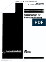 AWS C3.5 (American National Standard - Specification for Induction Brazing)
