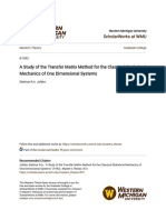 A Study of The Transfer Matrix Method For The Classical Statistic