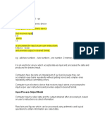 Input-Process-Output Model