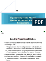 Organic Compounds: Alkanes, Alkenes, Alkynes and Aromatic Hydrocarbons