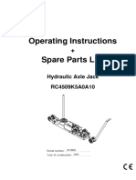 Operating Instructions Spare Parts List: Hydraulic Axle Jack RC4509K5A0A10