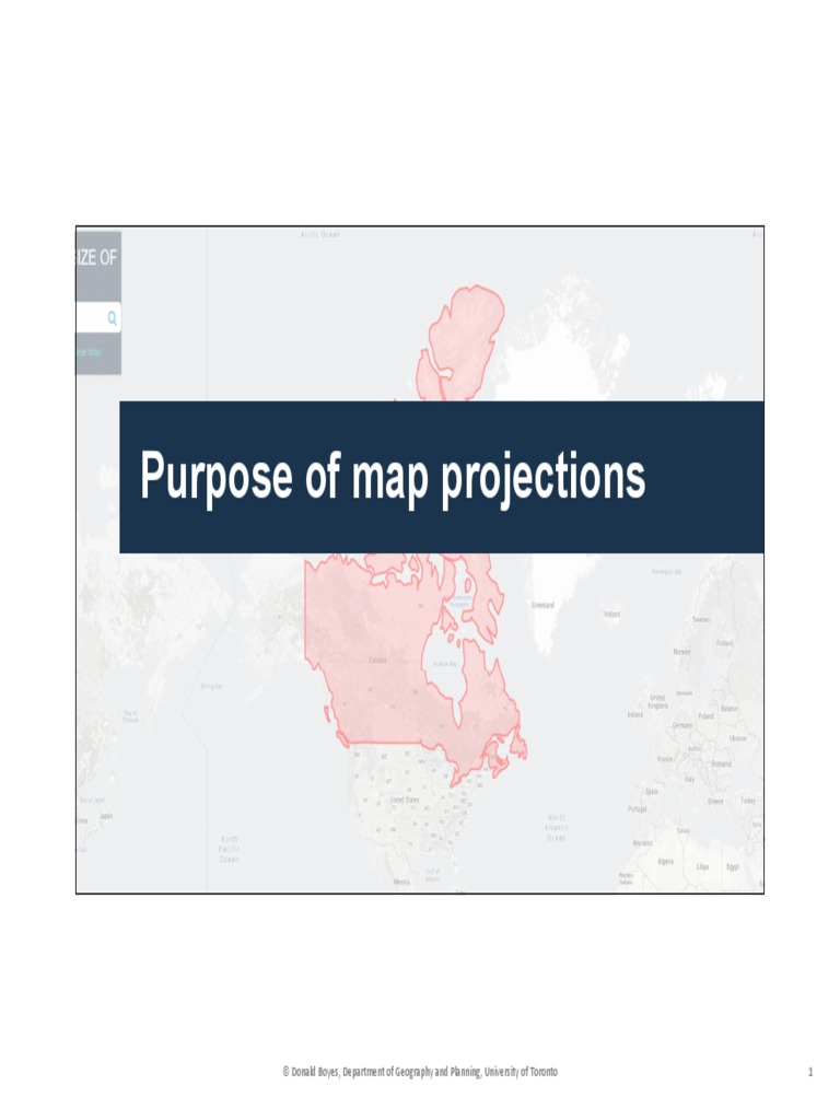 5 Flattening-the-Earth-with-map-projections  PDF  Metrology  Geography