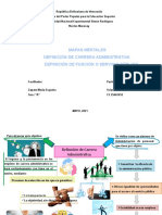 Mapas Mentales Definicion de Carrera Administrativa y Servicio Público