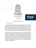 Tipología textual: análisis de textos