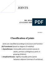 Joints: Dr. Shahab Hanif Anatomy Department