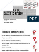 Diagrama de Causa e Efeito