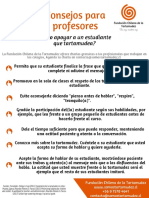 Consejos para Profesores