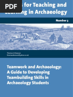 Download Teamwork and Archaeology Developing teambuilding skills in archaeology students by David Connolly SN523888 doc pdf