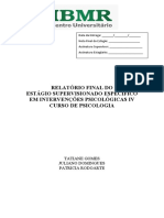 Relatório Final de Neuro TDAH EM PROCESSO 3