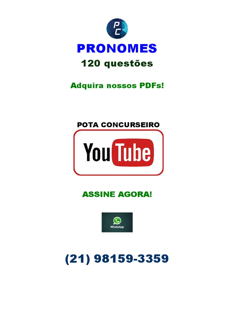 Aprender Sempre 2 Professor Parte II, PDF, Pronome