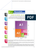 Format de Papier A0, A1, A2, A3, A4, A5 - Pour Tout Comprendre Sur Les Différents Formats de Papier