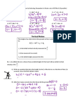 Day 18 Notes-Vertical Velocity Key