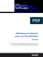 Amd Radeon Prorender Add-In For Solidworks: User Guide