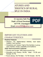 Features and Characteristics of Rural People in India