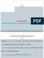 Numerical Differentiation and Integration: By: Habtamu Garoma