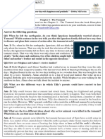 Class VIII English - Information Sheet - The Tsunami (Book-Honeydew NCERT) 16.08.2021