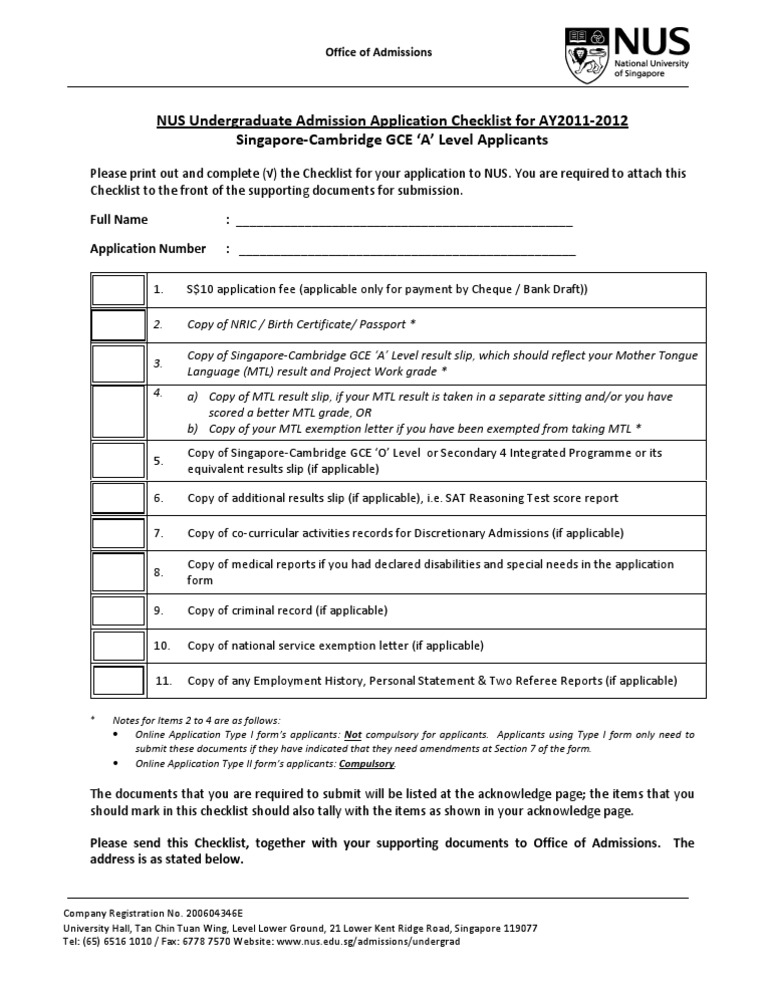 ALevel Application Checklist | PDF | Behavior Modification | Learning