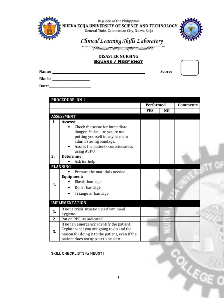 NCM 120 Skills Lab | PDF | Elbow | Arm