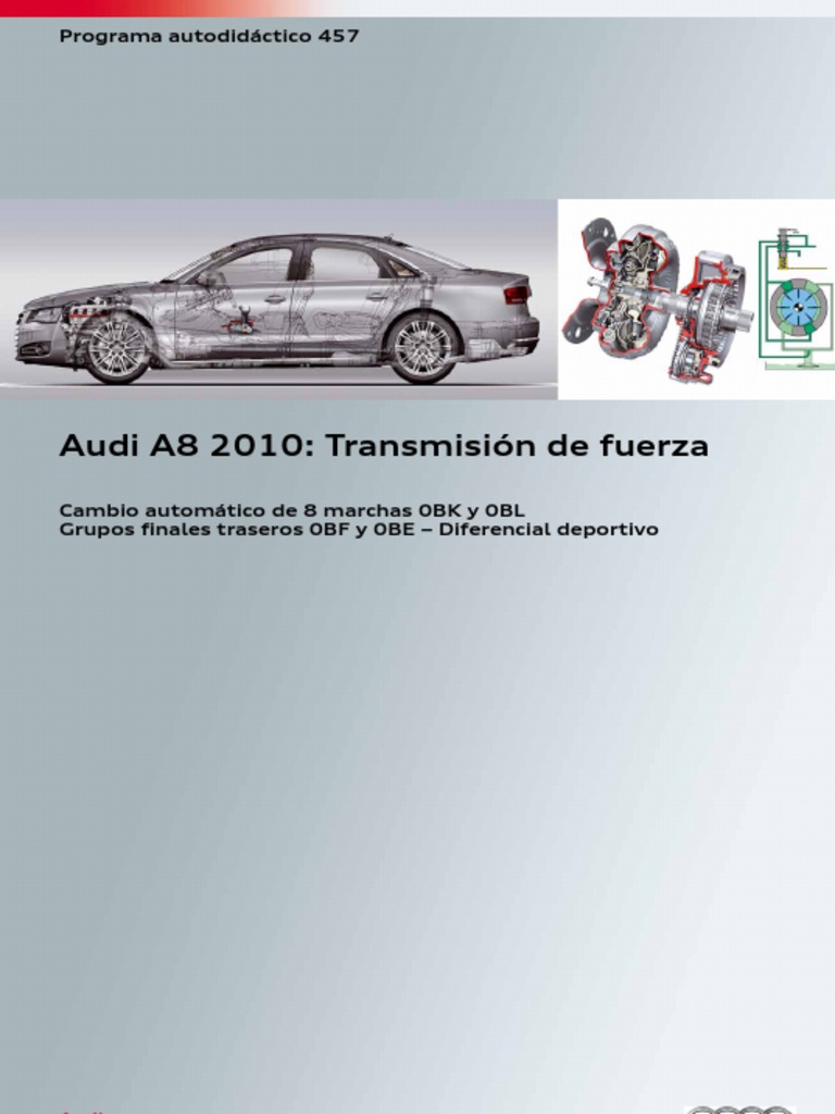 457 E Transmision de Fuerza | PDF | Transmisión automática | Eje