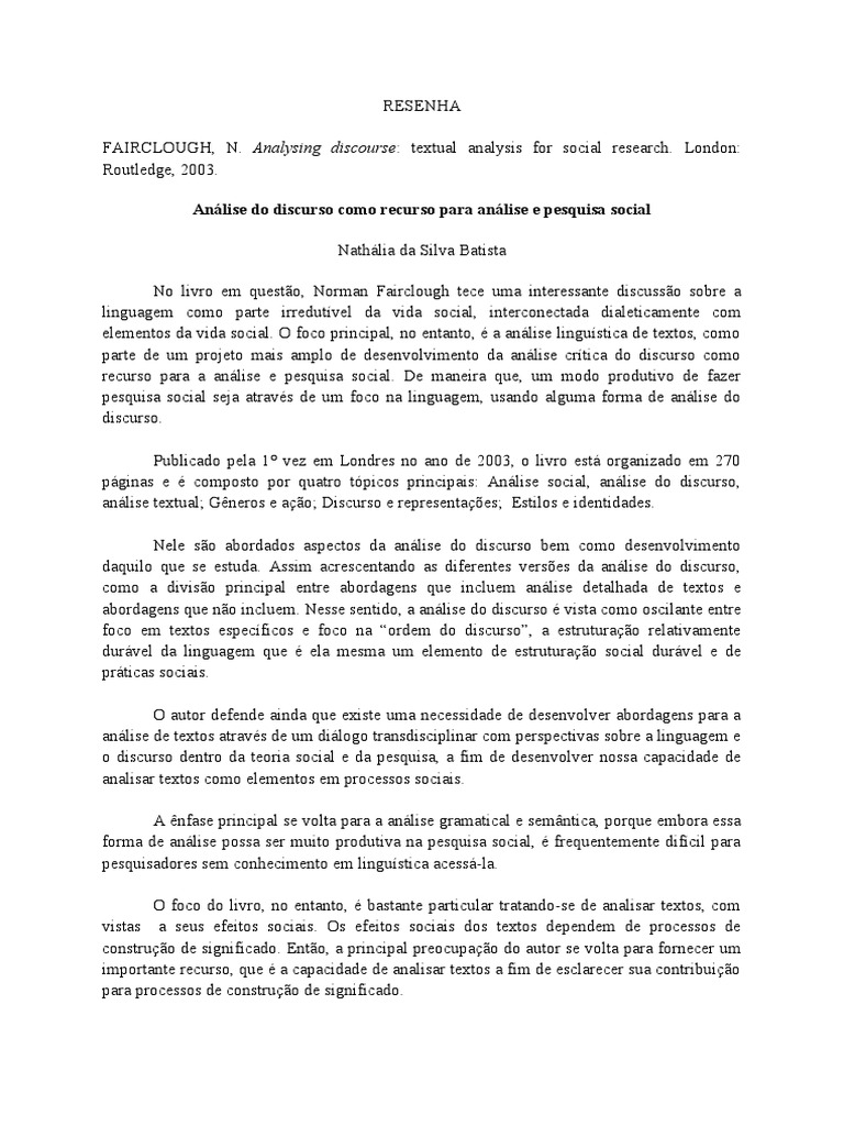 FAIRCLOUGH N 2003 ANALYSING DISCOURSE TEXTUAL ANALYSIS FOR SOCIAL RESEARCH PDF visual data 7