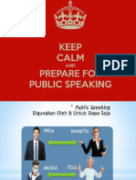 Materi Public Speaking by Michael Tjandra