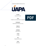 Portafolio Ser Humano y Desarrollo Sostenible. 2do Trimestre