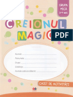 Creionul Magic - Caiet de Activitati - Grupa Mica 3-4 Ani