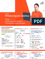 2.1 Leyes de Exponentes