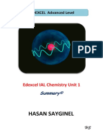 Hasan Sayginel: Edexcel IAL Chemistry Unit 1