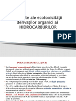 Substante Ecotoxice Derivate Ale Hidrocarburiloriri