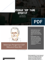 Penyusunan Sop Yang Efektif