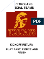 Usc Trojans Special Teams: Kickoff Return Play Fast, Fierce and Finish