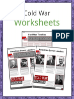 Sample Cold War Worksheets