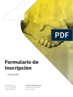 Formulario de Inscripcion 2021