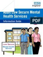 Adult Low Secure Mental Health Services: Information Guide
