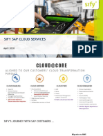Sify Sap Cloud Services: April 2020