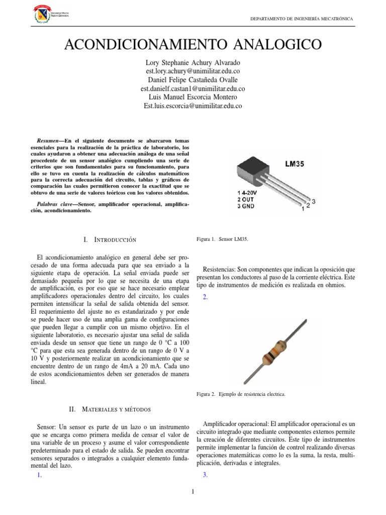 Sensor de temperatura LM35 – Sumador