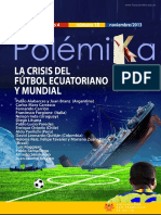 Carrión (2013) La Crisis Del Fútbol Ecuatoriano. Populismo Financiero Futbolístico